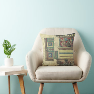 Vintage Architecture, Column with Cornice Moulding Cushion