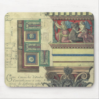 Vintage Architecture, Column with Cornice Moulding Mouse Pad