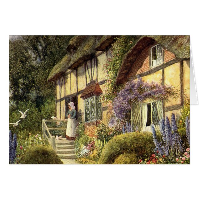 Vintage Architecture, Country Cottage House (Front Horizontal)