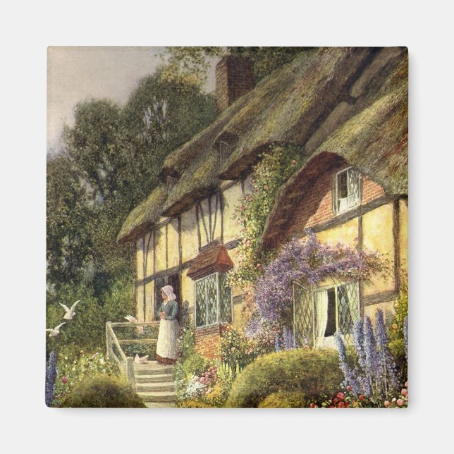 Vintage Architecture, Country Cottage House Magnet (Front)