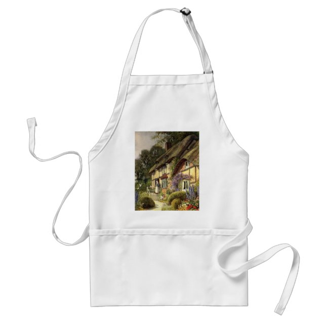 Vintage Architecture, Country Cottage House Standard Apron (Front)