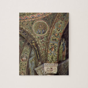 Vintage Architecture, Decorative Arch in a Church Jigsaw Puzzle