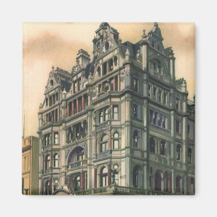 Vintage Architecture Queens Hotel Leicester Square Magnet