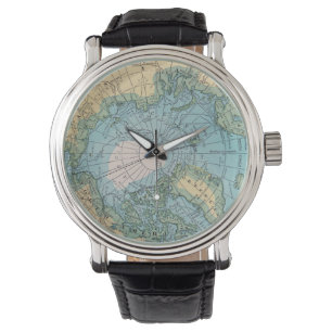 Vintage Arctic Map Watch