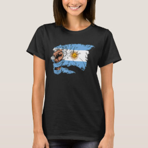 Vintage Argentina Argentinian Flag Pride Argentina T-Shirt