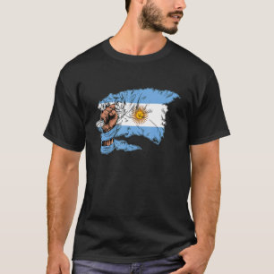 Vintage Argentina Argentinian Flag Pride Argentina T-Shirt