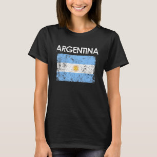Vintage Argentina Argentinian Flag Pride T-Shirt