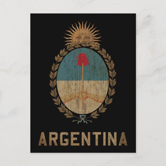 Vintage Argentina Postcard (Front)