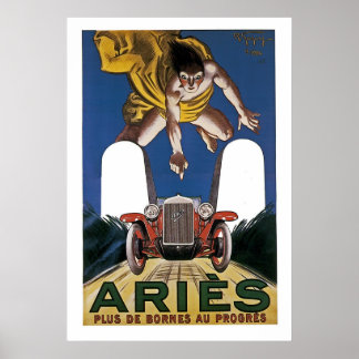 Vintage Aries Advertisement Poster