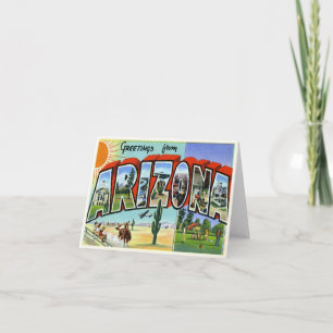 Vintage Arizona Card