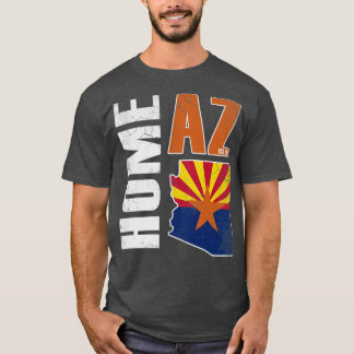 Vintage Arizona Home Flag Map Arizonian T-Shirt