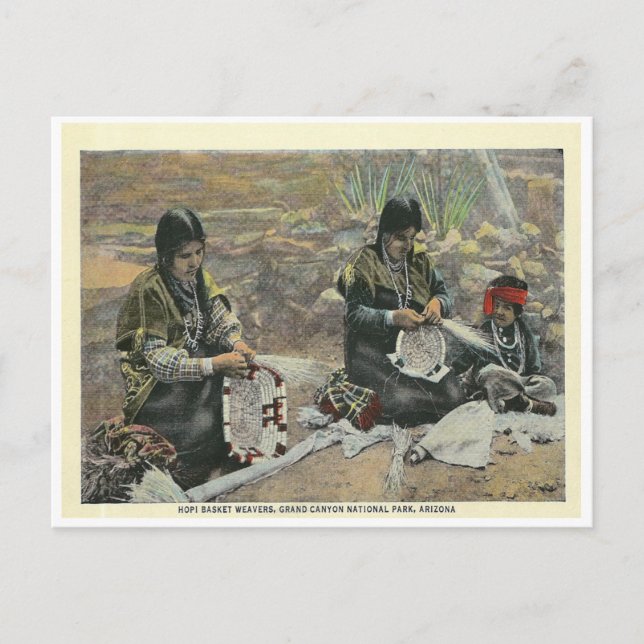 Vintage Arizona Hopi Postcard (Front)