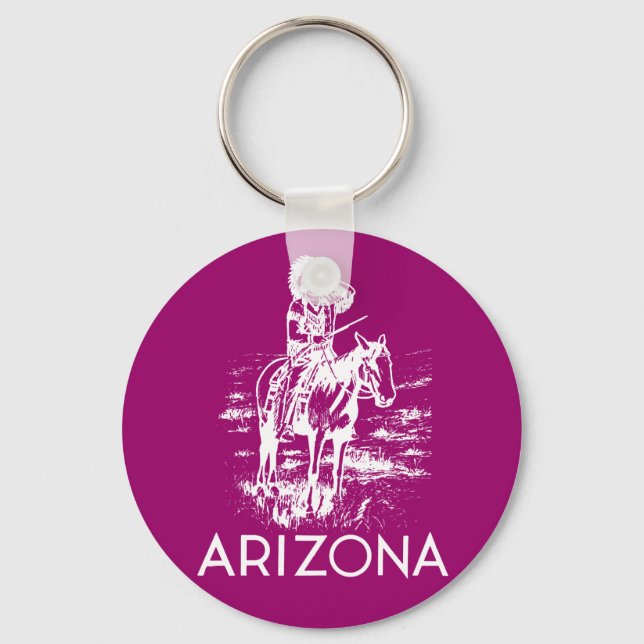 Vintage Arizona Key Ring (Front)