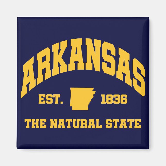 Vintage Arkansas Magnet (Front)