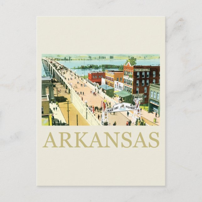 Vintage Arkansas Postcard (Front)
