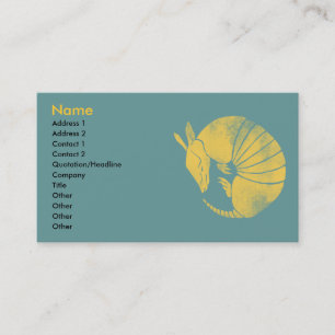 Vintage Armadillo Business Card