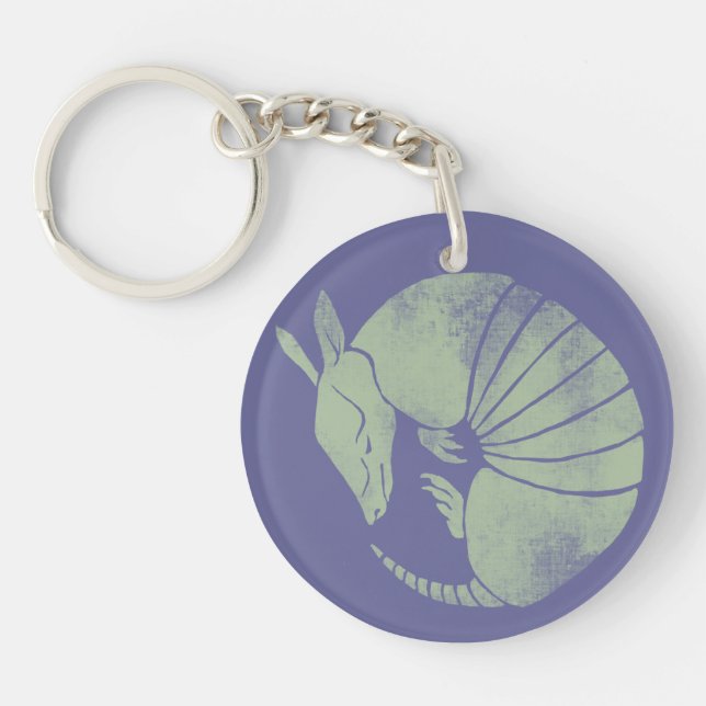 Vintage Armadillo Key Ring (Front)