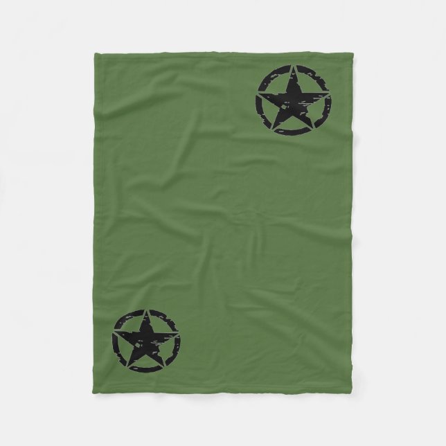 Vintage Army Star Blanket (Front)