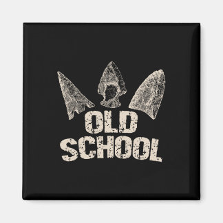 Vintage Arrowhead Hunting Old School Archery Arrow Magnet