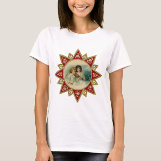 Vintage Art - Christmas Angels T-Shirt