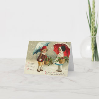 Vintage Art - Christmas Note Card