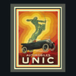 Vintage Art Deco Ad for Unic Automobiles 16 x 20 Poster<br><div class="desc">Unique Art Deco Ad Poster for Unic Automobiles. Poster measures 16 x 20</div>