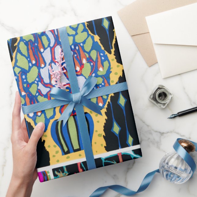 Vintage art deco & art nouveau pattern  wrapping paper (Gifting)