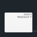 Vintage Art Deco Black Personalised Stationery  Card<br><div class="desc">Vintage Art Deco Black Personalised Stationery Note Card</div>