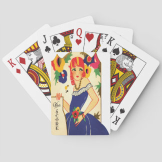 Vintage Art Deco Bridge Tally Playing Cards