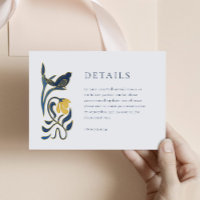 Vintage Art Deco Details Enclosure Card