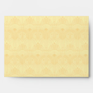 Vintage Art Deco Elegant Geometric Gatsby Style Envelope