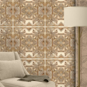 Vintage Art Deco Fleur-de-lis  Wallpaper