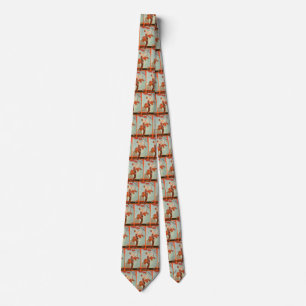 Vintage Art Deco, Flighty Bird by George Barbier Tie
