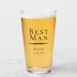 Vintage Art Deco Glass<br><div class="desc">Vintage art deco detail,  personalised wedding party glass tumbler gift.</div>