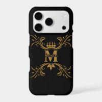 Vintage Art Deco Golden Name Monogram