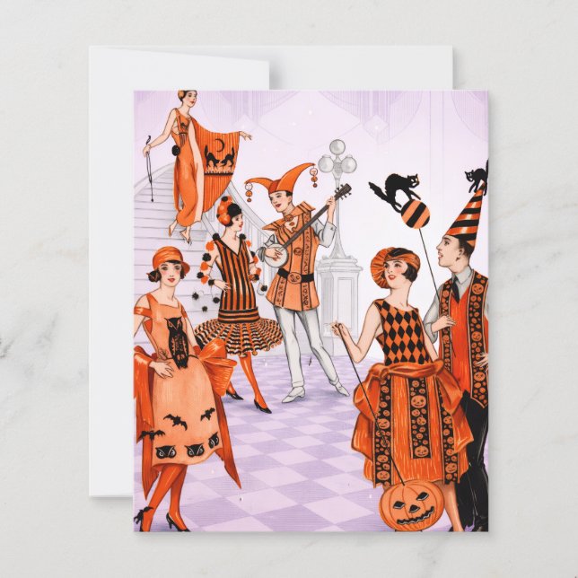 Vintage Art Deco Halloween 1920s  (Front)