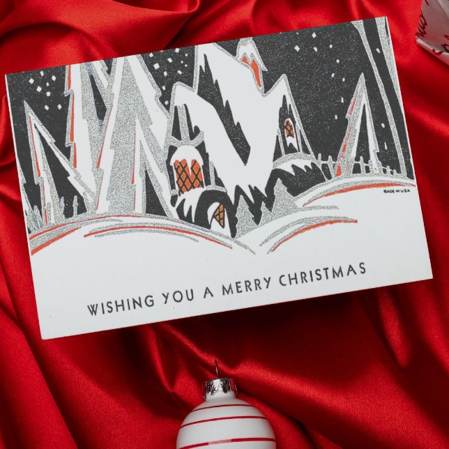Vintage Art Deco Holiday Card (Creator Uploaded)