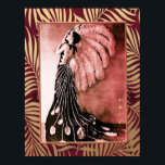 Vintage Art Deco Lady with Fan Poster<br><div class="desc">If you choose to download, Your local Walgreen store makes board posters of your download into different sizes and in various textures at a very good price. Sometimes with a discount. A tip from my US friend. For UK see "Digital Printing" online. Here is a new Art Deco Poster I...</div>