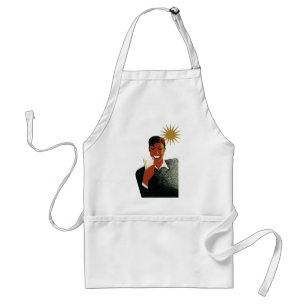 Vintage Art Deco, Man with Cocktail in the Sun Standard Apron