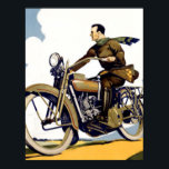 Vintage Art Deco Motorbyke Print<br><div class="desc">Vintage Art Deco Motorbyke Print</div>