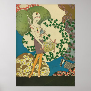 Vintage Art Deco - Para Todos - Angel Poster