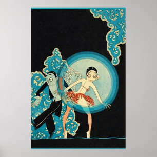 Vintage Art Deco - Para Todos - Josephine Baker Poster