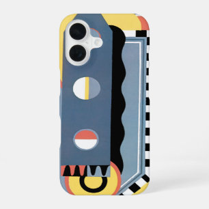 Vintage Art Deco Pochoir Jazz Geometric Patterns iPhone 16 Case