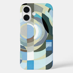 Vintage Art Deco Pochoir Jazz Geometric Shapes iPhone 16 Case