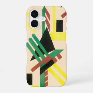 Vintage Art Deco Pochoir Jazz Geometric Shapes iPhone 16 Case