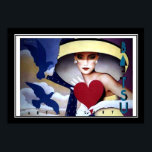 Vintage Art Deco Poster<br><div class="desc">Vintage Art Deco Poster Vintage Print print poster print vintage vintage posters vintage , victorian , art deco , retro , fashioned , nostalgic , wall art , wall decoration , office , art deco fashion , travel , old , art , antique , restored , nostalgia , note ,...</div>