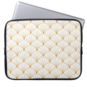 Vintage Art Deco Seamless Pattern. Geometric decor Laptop Sleeve