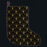 Vintage art deco seamless pattern small christmas stocking<br><div class="desc">Vintage art deco seamless pattern</div>