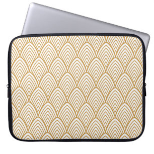 Vintage art deco seamlesspattern laptop sleeve