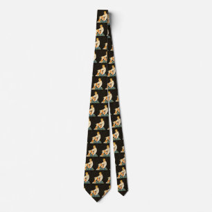 Vintage Art Deco Woman, Smoking by S. Chompre Tie